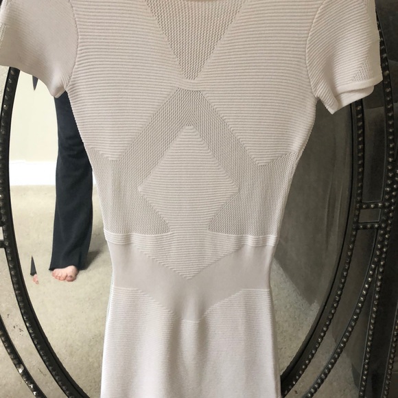French Connection White Bodycon Mini Dress, 4 - Picture 3 of 5